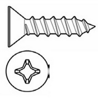 Vijak ecotech za ivericu i drvo 6x70 pun navoj6x70
